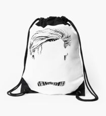 Who's that Bowtie Drawstring Bag