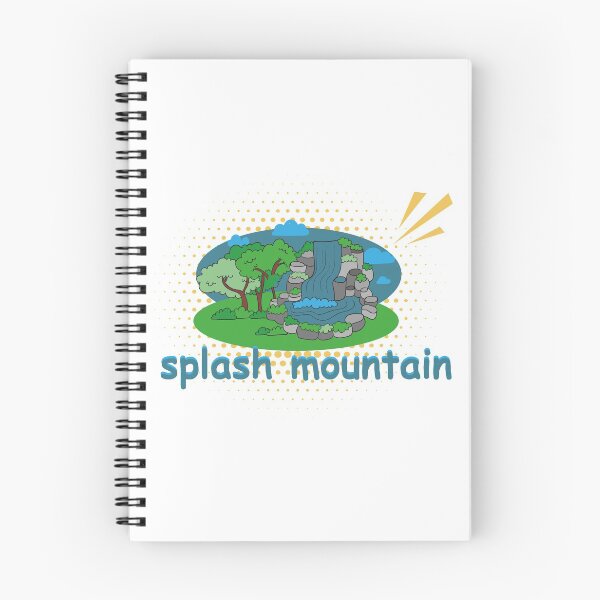 Item preview, splash mountain , disney mountains  designed and sold by bkjournaly2020.