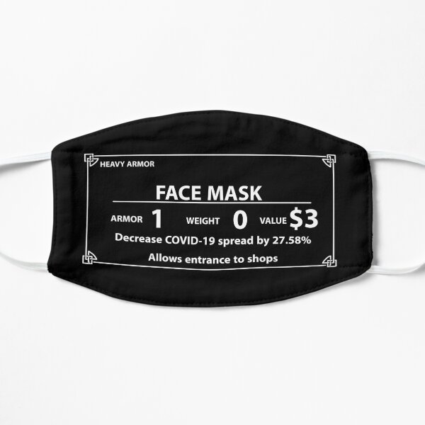 Skyrim Face Mask Meme Armor Stats White Mask