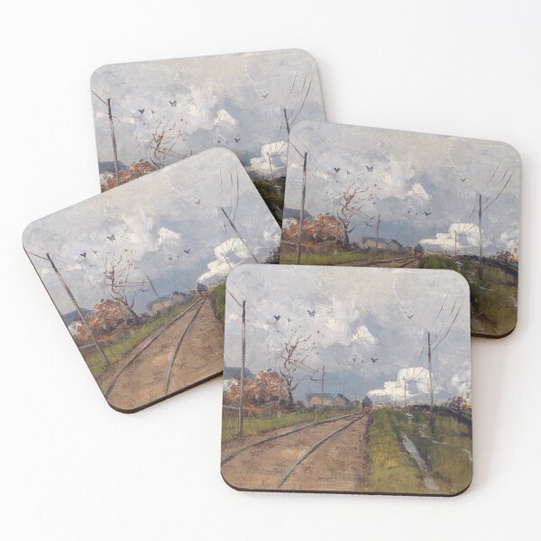 Item preview, Frits Thaulow - The Train is arriving designed and sold by Impressionist Masters.