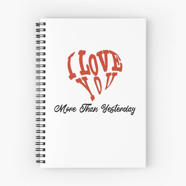 Item preview, i love you more than yesterday designed and sold by marfez1.