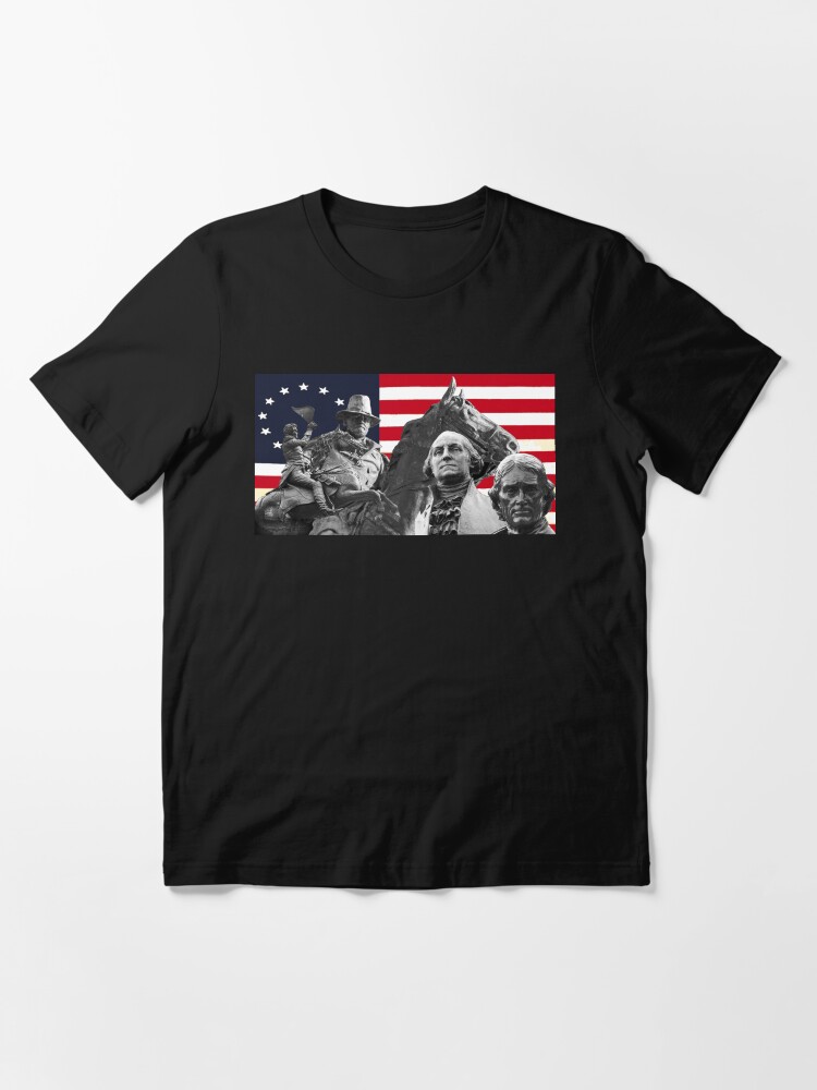 Alternate view of Statues and Flag Essential T-Shirt