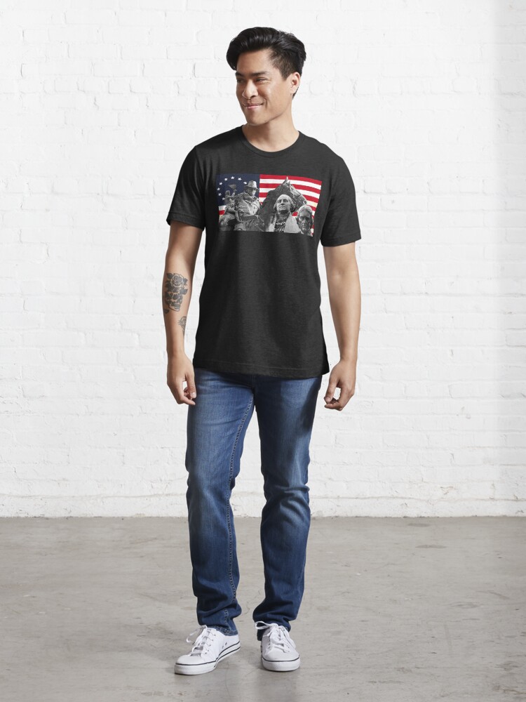 Alternate view of Statues and Flag Essential T-Shirt