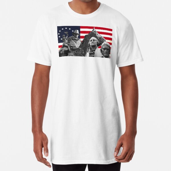 Statues and Flag Long T-Shirt