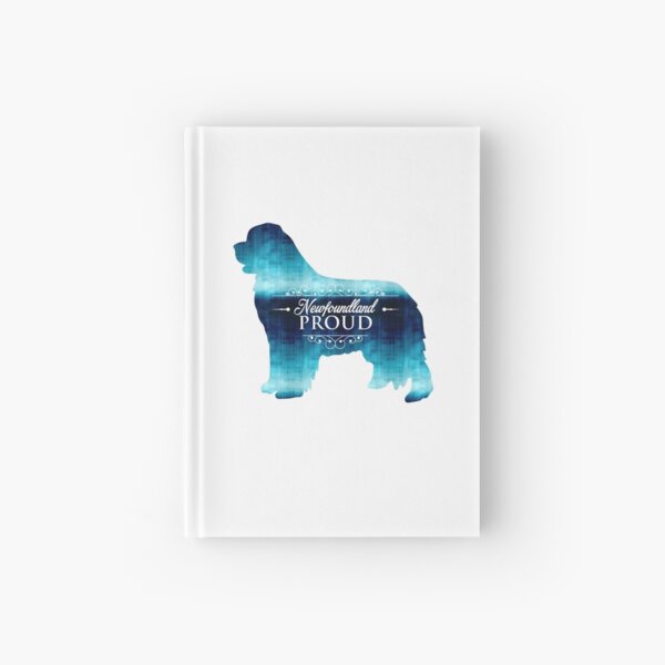 Newfoundland Proud in Blue! Hardcover Journal