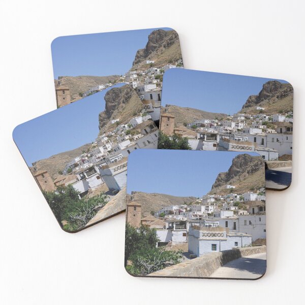 Aperçu de l'œuvre village isolé au bord de la Sierra de Gador à Almeria créée et vendue par Digby Merry.
