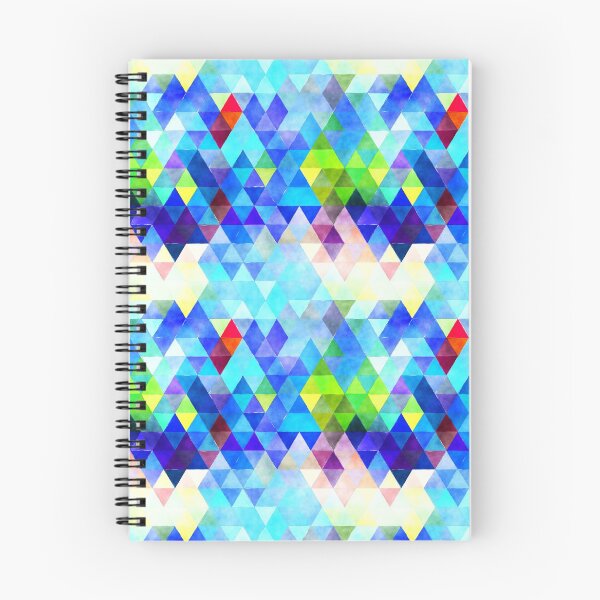 Item preview, Blue Watercolor Triangles Pattern designed and sold by MugsMe.