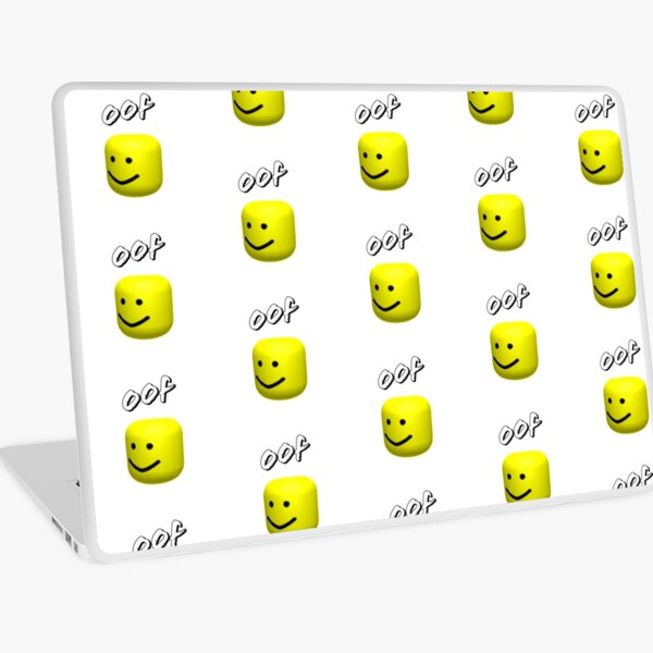 Roblox Oof Laptop Skins Redbubble - roblox oof sad face laptop skin by hypetype redbubble