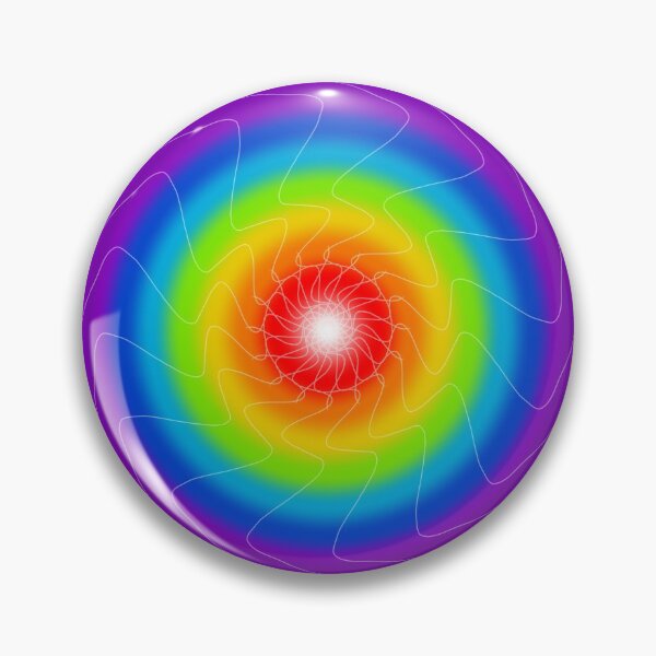 Item preview, Circular Fading Rainbow Gradient Pattern designed and sold by AJ505.