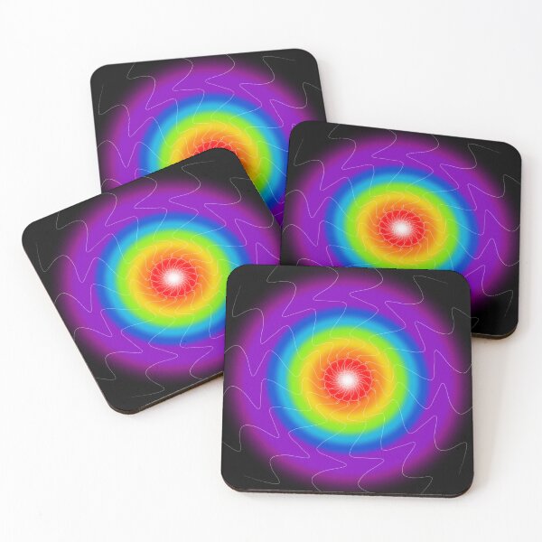 Item preview, Circular Fading Rainbow Gradient Pattern designed and sold by AJ505.