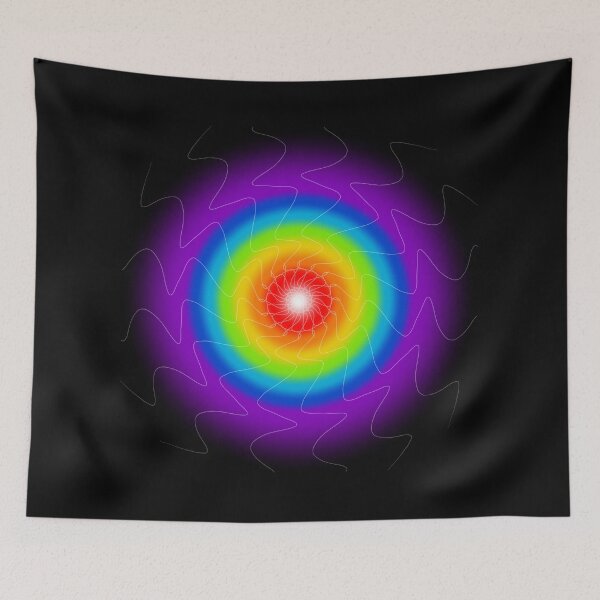 Item preview, Circular Fading Rainbow Gradient Pattern designed and sold by AJ505.