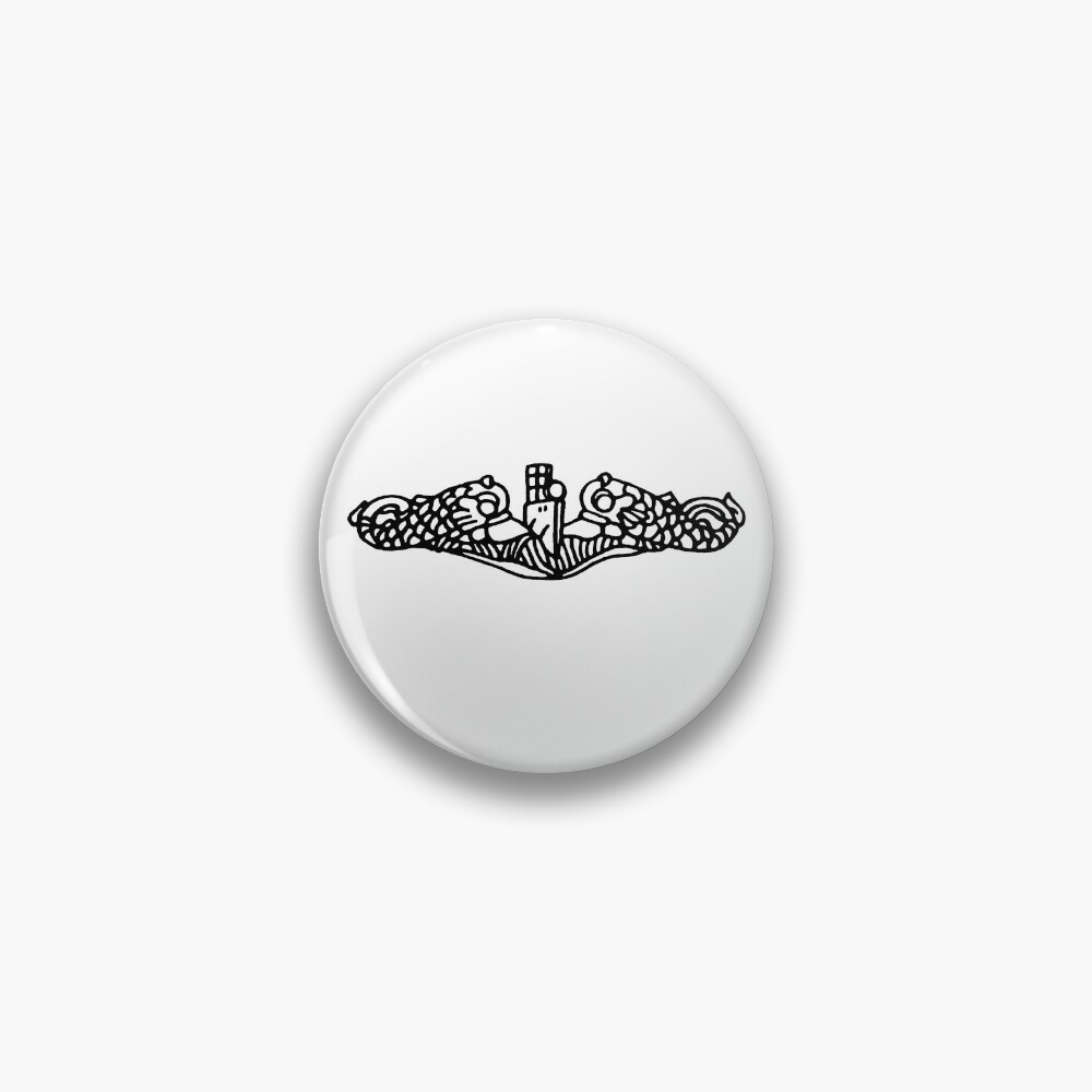 "US Navy Submarine Dolphins 2020B" Pin by MadMando Redbubble