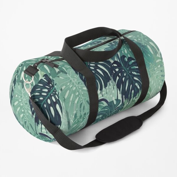 Monstera Melt (in Green) Duffle Bag