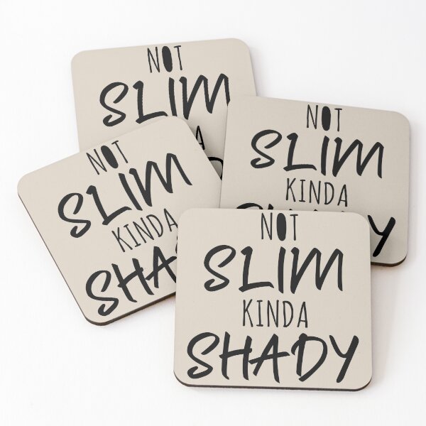 Item preview, Not Slim Kinda Shady designed and sold by DinoSpirit.
