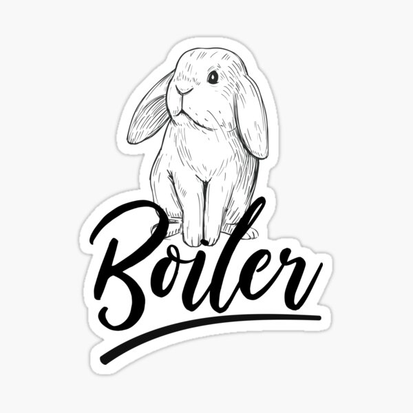 "Bunny Boiler" Sticker by McPod Redbubble