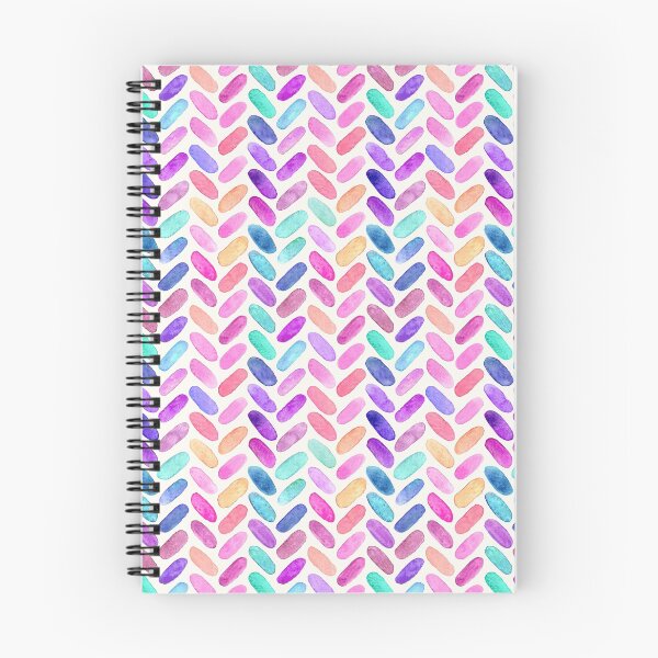 Item preview, Rainbow Herringbone Watercolor Oblongs designed and sold by micklyn.