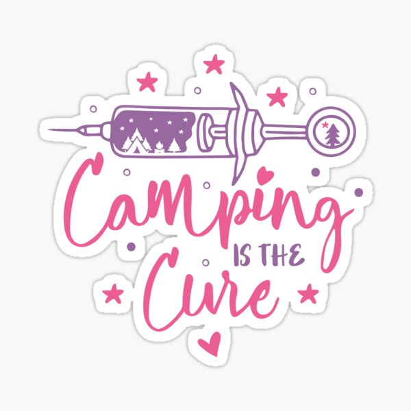 Item preview, Camping is the Cure designed and sold by MonteGrosso.
