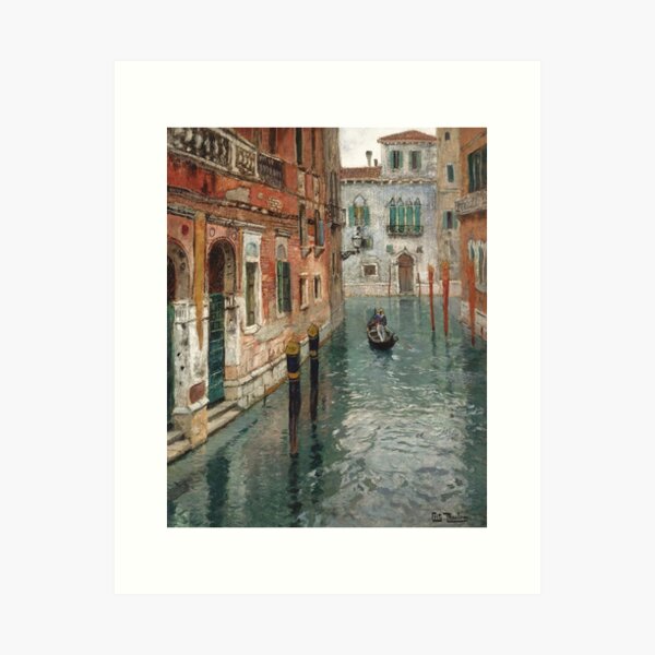 Item preview, Frits Thaulow - View of venice designed and sold by Impressionist Masters.