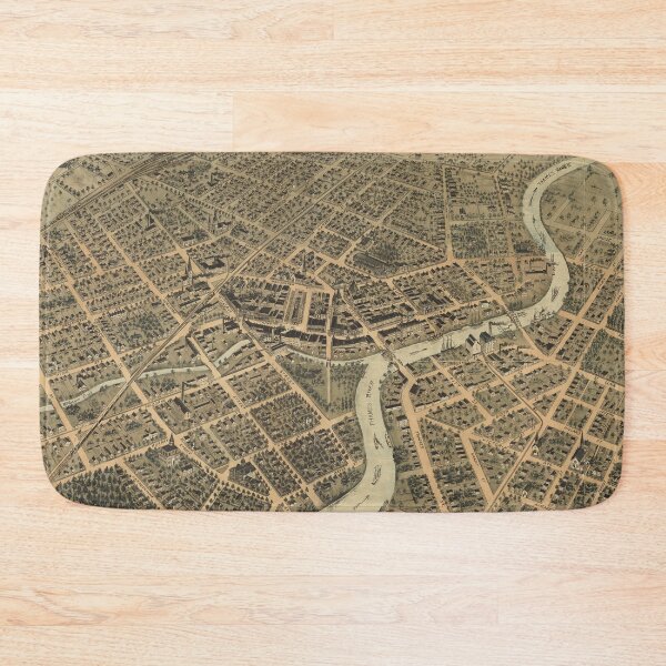 Item preview, Vintage Pictorial Map of Chatham Ontario (1870) designed and sold by BravuraMedia.