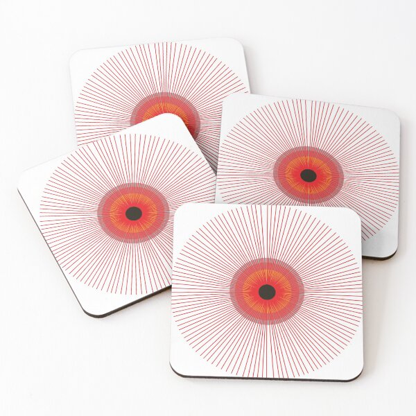 Item preview, sunburst abstract design designed and sold by pauloneill-art.