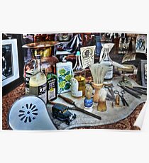 Barber Shop Tools Poster