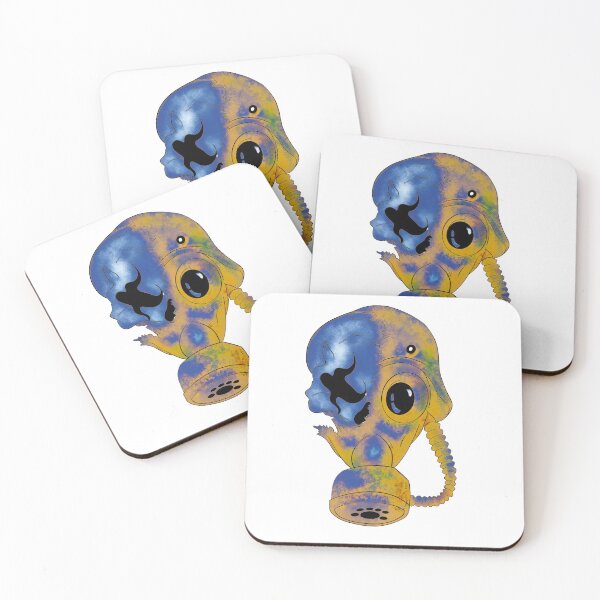 Item preview, Tattoo Style - Rusty Skull - Blue and Yellow designed and sold by alecoelho1.