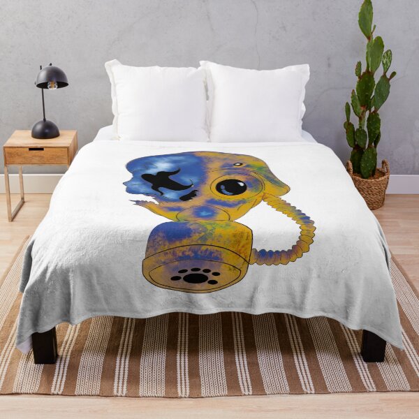 Item preview, Tattoo Style - Rusty Skull - Blue and Yellow designed and sold by alecoelho1.