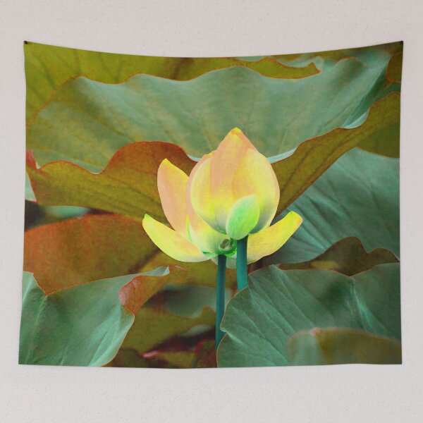 Item preview, Green foliage with a Yellow flower. redecorate, refurbish, Bird, nature designed and sold by jayne0524.