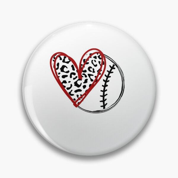 Item preview, Baseball Leopard Heart designed and sold by autlu.