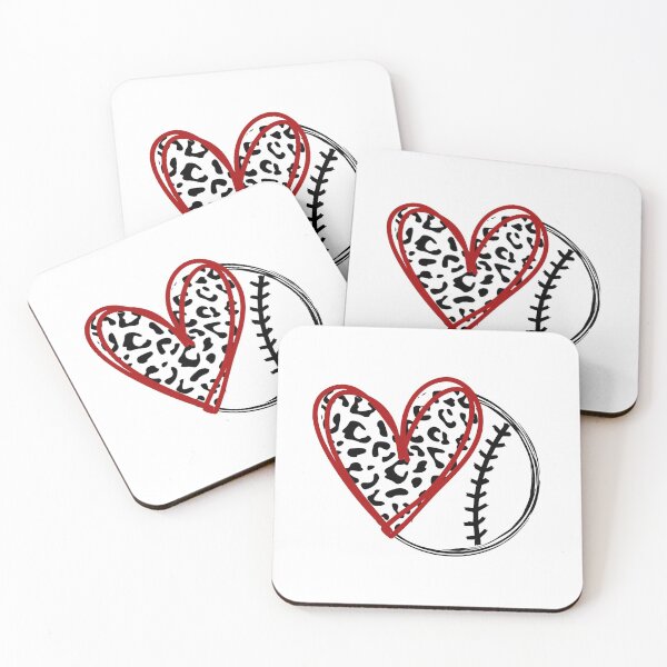 Item preview, Baseball Leopard Heart designed and sold by autlu.