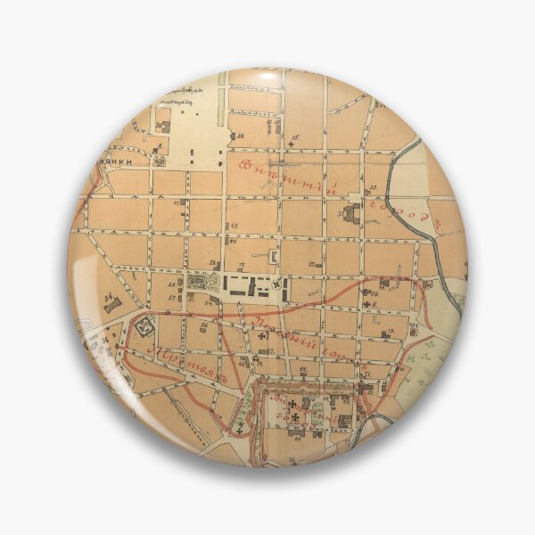 Item preview, Vintage Map of Chernihiv Ukraine (1908) designed and sold by BravuraMedia.