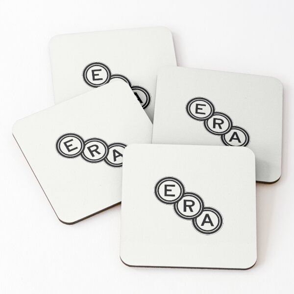 Item preview, ERA (English Racing Automobiles) emblem (1933-1954) - black print (looks just right on old english white !) designed and sold by retropetrol.