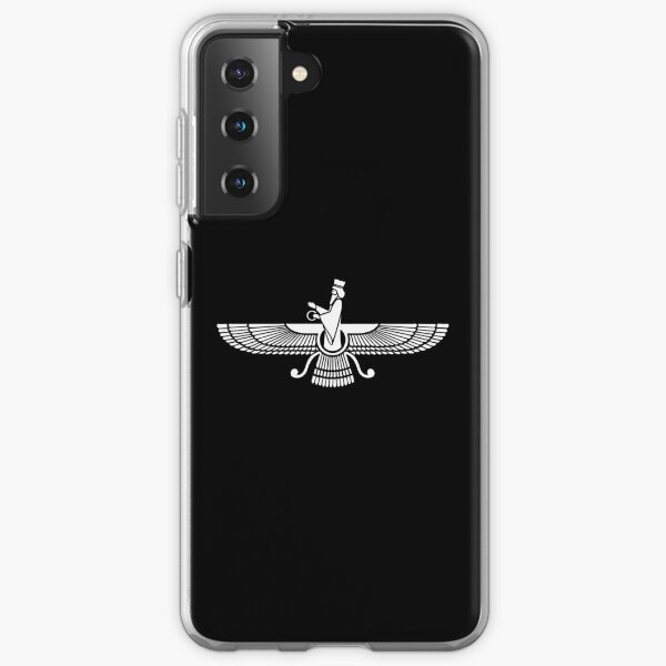 Faravahar, Winged Sun, Zoroaster, Persian Symbol, Lucky Charm Samsung Galaxy Soft Case