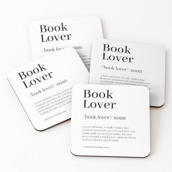 Item preview, Book Lover Definition - Noun - Readers Dictionary (White) designed and sold by mydoodlesateme.