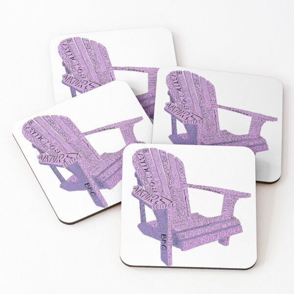 Artikelvorschau, Muskoka Stuhl (Violett und Lavendel) entworfen und verkauft von artbymegan-p.