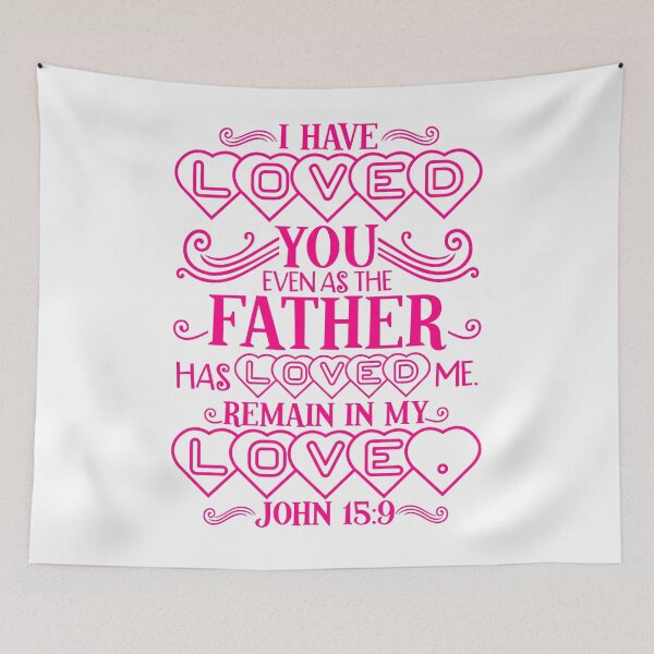 Item preview, John 15:9 designed and sold by plushism.