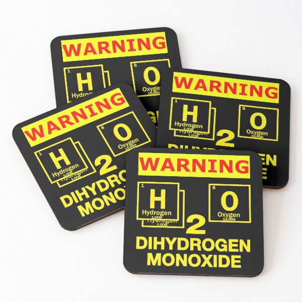 Item preview, Copy of  water or H2O warning sign designed and sold by patriotazx.