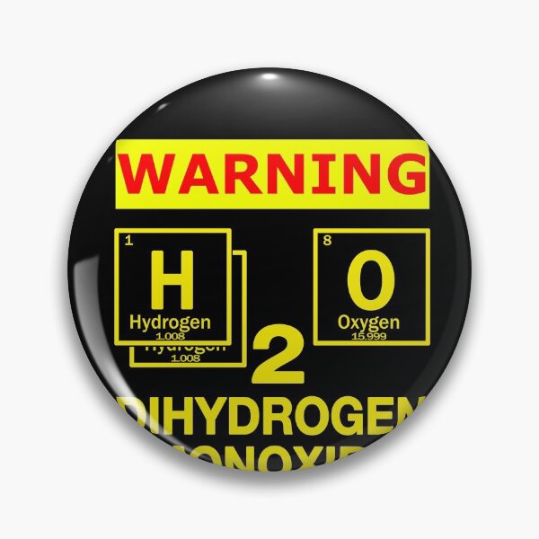 Item preview, Copy of  water or H2O warning sign designed and sold by patriotazx.