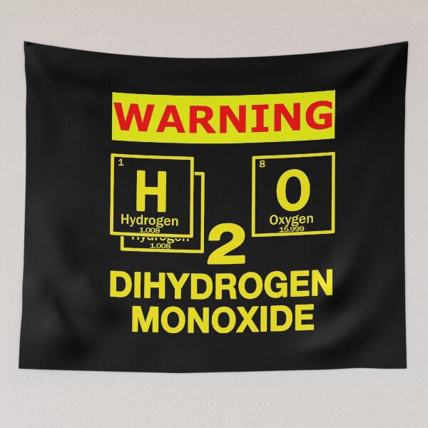 Item preview, Copy of  water or H2O warning sign designed and sold by patriotazx.