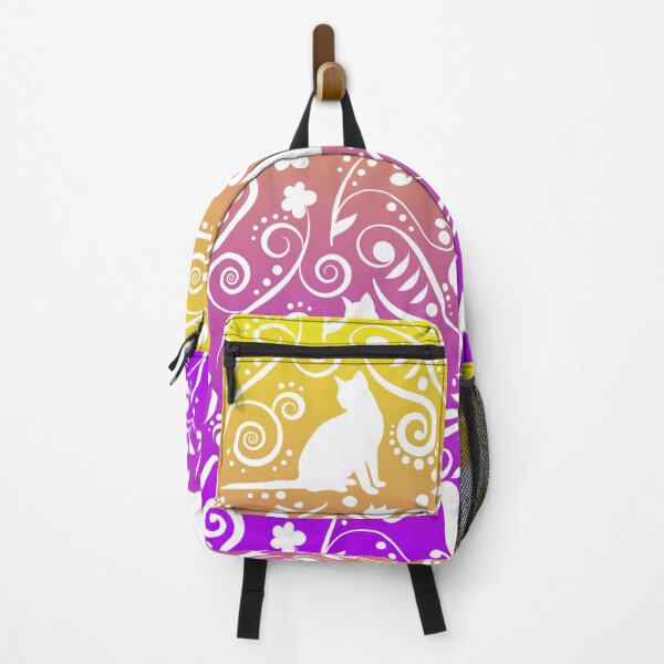 Item preview, Cat and Flowers - Grapes with Lemon Drop RS designed and sold by CreativityRoams.