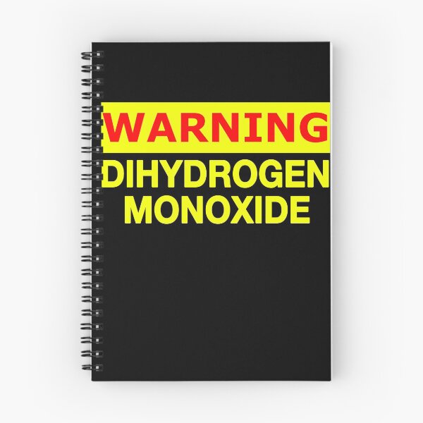Item preview, warning sign of Dihydrogen Monoxide which is also known as water or  H2O designed and sold by patriotazx.