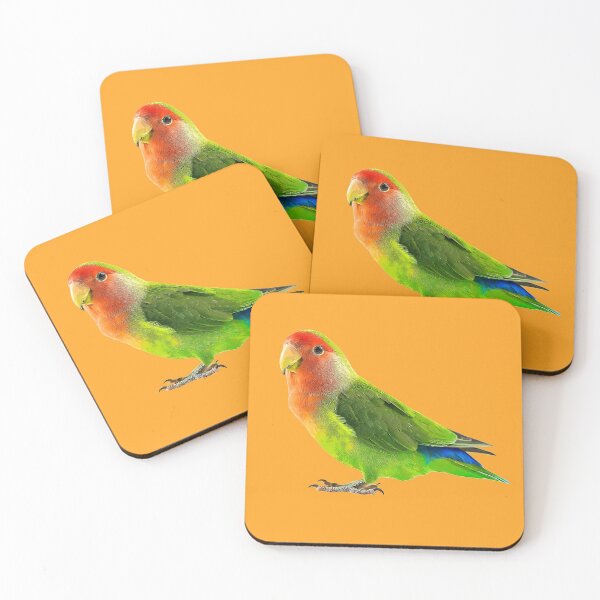 Item preview, Peachface Lovebird Parrot Cute Bird designed and sold by Elarex.