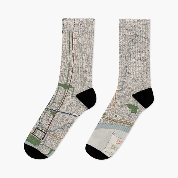 Item preview, Vintage Chicago Elevated Railways Map (1908) designed and sold by BravuraMedia.