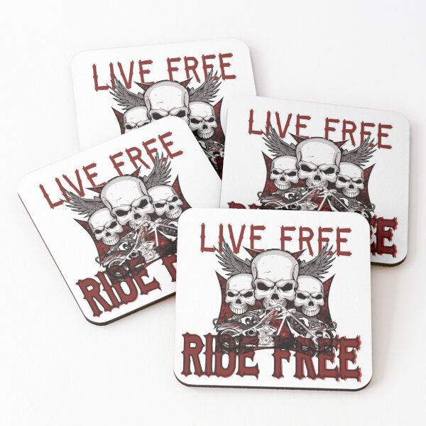 Item preview, Live Free Ride Free designed and sold by Wilsons Merch N Design.