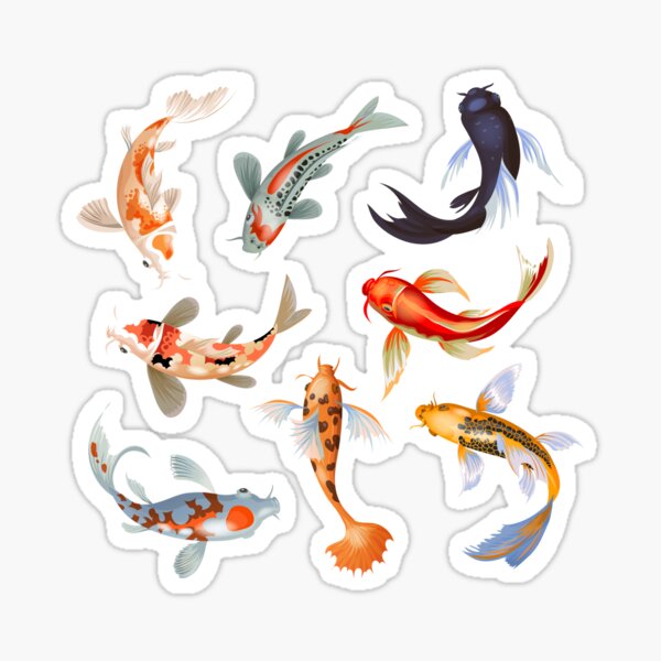 Item preview, Japanese Koi designed and sold by Vector Scout Lab.