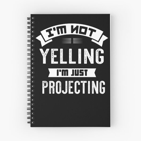 Item preview, I'm not yelling I'm just projecting Slim Fit T-Shirt designed and sold by Fintory.