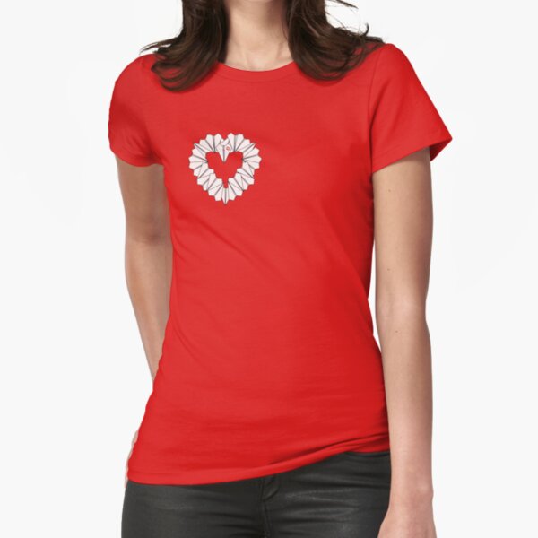 Paperman Heart Pocket Fitted T-Shirt