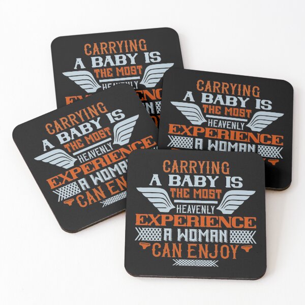 Item preview, Carrying A Baby Is The Most Heavenly Experience A Woman Can Enjoy designed and sold by GoodVibeDesign.