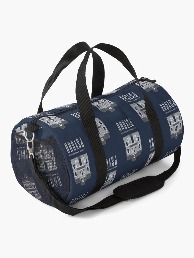 Alternate view of Alfred Hitchcock's PSYCHO (Grey) Duffle Bag