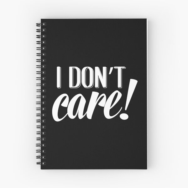 Item preview, I don't care! designed and sold by Balasoiu Claudia.